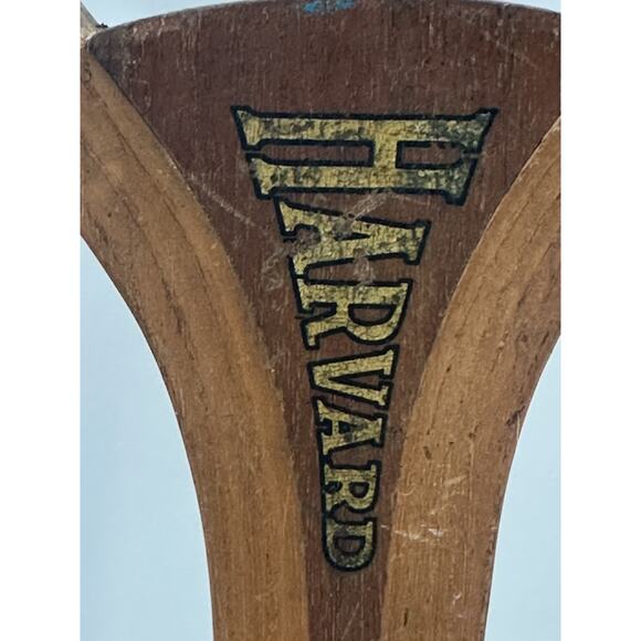 Antique 1900's Kent Pawtucket RI Harvard Cambridge Wood Tennis Racket Racquet